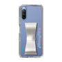 Slim Protection Case - STAND & RING RIBBON Silver［ HATSUNE MIKU - Ribbon - Logo ］