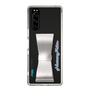 Slim Protection Case - STAND & RING RIBBON Silver［ HATSUNE MIKU - Ribbon - Logo ］