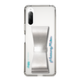 Slim Protection Case - STAND & RING RIBBON Silver［ HATSUNE MIKU - Ribbon - Logo ］