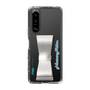 Slim Protection Case - STAND & RING RIBBON Silver［ HATSUNE MIKU - Ribbon - Logo ］