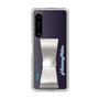 Slim Protection Case - STAND & RING RIBBON Silver［ HATSUNE MIKU - Ribbon - Logo ］
