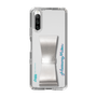 Slim Protection Case - STAND & RING RIBBON Silver［ HATSUNE MIKU - Ribbon - Logo ］