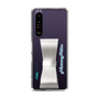 Slim Protection Case - STAND & RING RIBBON Silver［ HATSUNE MIKU - Ribbon - Logo ］