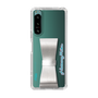 Slim Protection Case - STAND & RING RIBBON Silver［ HATSUNE MIKU - Ribbon - Logo ］
