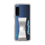 Slim Protection Case - STAND & RING RIBBON Silver［ HATSUNE MIKU - Ribbon - Logo ］