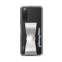 Slim Protection Case - STAND & RING RIBBON Silver［ HATSUNE MIKU - Ribbon - Logo ］