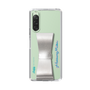 Slim Protection Case - STAND & RING RIBBON Silver［ HATSUNE MIKU - Ribbon - Logo ］