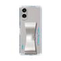 Slim Protection Case - STAND & RING RIBBON Silver［ HATSUNE MIKU - Ribbon - Logo ］