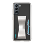 Slim Protection Case - STAND & RING RIBBON Silver［ HATSUNE MIKU - Ribbon - Logo ］