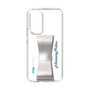 Slim Protection Case - STAND & RING RIBBON Silver［ HATSUNE MIKU - Ribbon - Logo ］