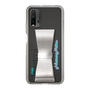 Slim Protection Case - STAND & RING RIBBON Silver［ HATSUNE MIKU - Ribbon - Logo ］