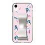 Slim Protection Case - STAND & RING RIBBON Silver［ HATSUNE MIKU - Ribbon - Instrumental - Pink ］