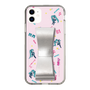Slim Protection Case - STAND & RING RIBBON Silver［ HATSUNE MIKU - Ribbon - Instrumental - Pink ］