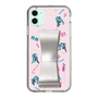 Slim Protection Case - STAND & RING RIBBON Silver［ HATSUNE MIKU - Ribbon - Instrumental - Pink ］