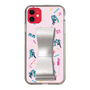 Slim Protection Case - STAND & RING RIBBON Silver［ HATSUNE MIKU - Ribbon - Instrumental - Pink ］