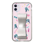 Slim Protection Case - STAND & RING RIBBON Silver［ HATSUNE MIKU - Ribbon - Instrumental - Pink ］