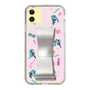 Slim Protection Case - STAND & RING RIBBON Silver［ HATSUNE MIKU - Ribbon - Instrumental - Pink ］