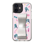 Slim Protection Case - STAND & RING RIBBON Silver［ HATSUNE MIKU - Ribbon - Instrumental - Pink ］