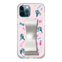 Slim Protection Case - STAND & RING RIBBON Silver［ HATSUNE MIKU - Ribbon - Instrumental - Pink ］