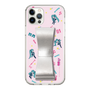 Slim Protection Case - STAND & RING RIBBON Silver［ HATSUNE MIKU - Ribbon - Instrumental - Pink ］