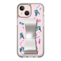 Slim Protection Case - STAND & RING RIBBON Silver［ HATSUNE MIKU - Ribbon - Instrumental - Pink ］