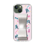 Slim Protection Case - STAND & RING RIBBON Silver［ HATSUNE MIKU - Ribbon - Instrumental - Pink ］