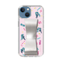 Slim Protection Case - STAND & RING RIBBON Silver［ HATSUNE MIKU - Ribbon - Instrumental - Pink ］