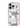 Slim Protection Case - STAND & RING RIBBON Silver［ HATSUNE MIKU - Ribbon - Instrumental - Pink ］
