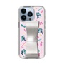 Slim Protection Case - STAND & RING RIBBON Silver［ HATSUNE MIKU - Ribbon - Instrumental - Pink ］