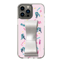 Slim Protection Case - STAND & RING RIBBON Silver［ HATSUNE MIKU - Ribbon - Instrumental - Pink ］