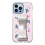 Slim Protection Case - STAND & RING RIBBON Silver［ HATSUNE MIKU - Ribbon - Instrumental - Pink ］