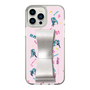 Slim Protection Case - STAND & RING RIBBON Silver［ HATSUNE MIKU - Ribbon - Instrumental - Pink ］