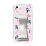 Slim Protection Case - STAND & RING RIBBON Silver［ HATSUNE MIKU - Ribbon - Instrumental - Pink ］