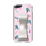 Slim Protection Case - STAND & RING RIBBON Silver［ HATSUNE MIKU - Ribbon - Instrumental - Pink ］