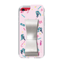 Slim Protection Case - STAND & RING RIBBON Silver［ HATSUNE MIKU - Ribbon - Instrumental - Pink ］