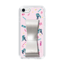 Slim Protection Case - STAND & RING RIBBON Silver［ HATSUNE MIKU - Ribbon - Instrumental - Pink ］