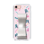 Slim Protection Case - STAND & RING RIBBON Silver［ HATSUNE MIKU - Ribbon - Instrumental - Pink ］