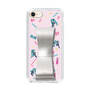 Slim Protection Case - STAND & RING RIBBON Silver［ HATSUNE MIKU - Ribbon - Instrumental - Pink ］