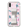 Slim Protection Case - STAND & RING RIBBON Silver［ HATSUNE MIKU - Ribbon - Instrumental - Pink ］