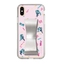 Slim Protection Case - STAND & RING RIBBON Silver［ HATSUNE MIKU - Ribbon - Instrumental - Pink ］