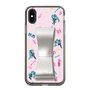 Slim Protection Case - STAND & RING RIBBON Silver［ HATSUNE MIKU - Ribbon - Instrumental - Pink ］