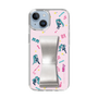 Slim Protection Case - STAND & RING RIBBON Silver［ HATSUNE MIKU - Ribbon - Instrumental - Pink ］