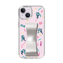 Slim Protection Case - STAND & RING RIBBON Silver［ HATSUNE MIKU - Ribbon - Instrumental - Pink ］