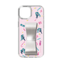 Slim Protection Case - STAND & RING RIBBON Silver［ HATSUNE MIKU - Ribbon - Instrumental - Pink ］
