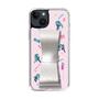 Slim Protection Case - STAND & RING RIBBON Silver［ HATSUNE MIKU - Ribbon - Instrumental - Pink ］