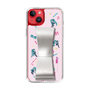 Slim Protection Case - STAND & RING RIBBON Silver［ HATSUNE MIKU - Ribbon - Instrumental - Pink ］