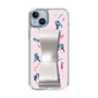 Slim Protection Case - STAND & RING RIBBON Silver［ HATSUNE MIKU - Ribbon - Instrumental - Pink ］