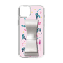 Slim Protection Case - STAND & RING RIBBON Silver［ HATSUNE MIKU - Ribbon - Instrumental - Pink ］
