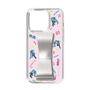 Slim Protection Case - STAND & RING RIBBON Silver［ HATSUNE MIKU - Ribbon - Instrumental - Pink ］