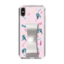 Slim Protection Case - STAND & RING RIBBON Silver［ HATSUNE MIKU - Ribbon - Instrumental - Pink ］